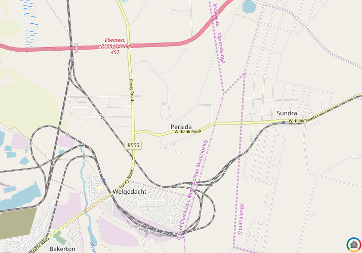 Map location of Persida